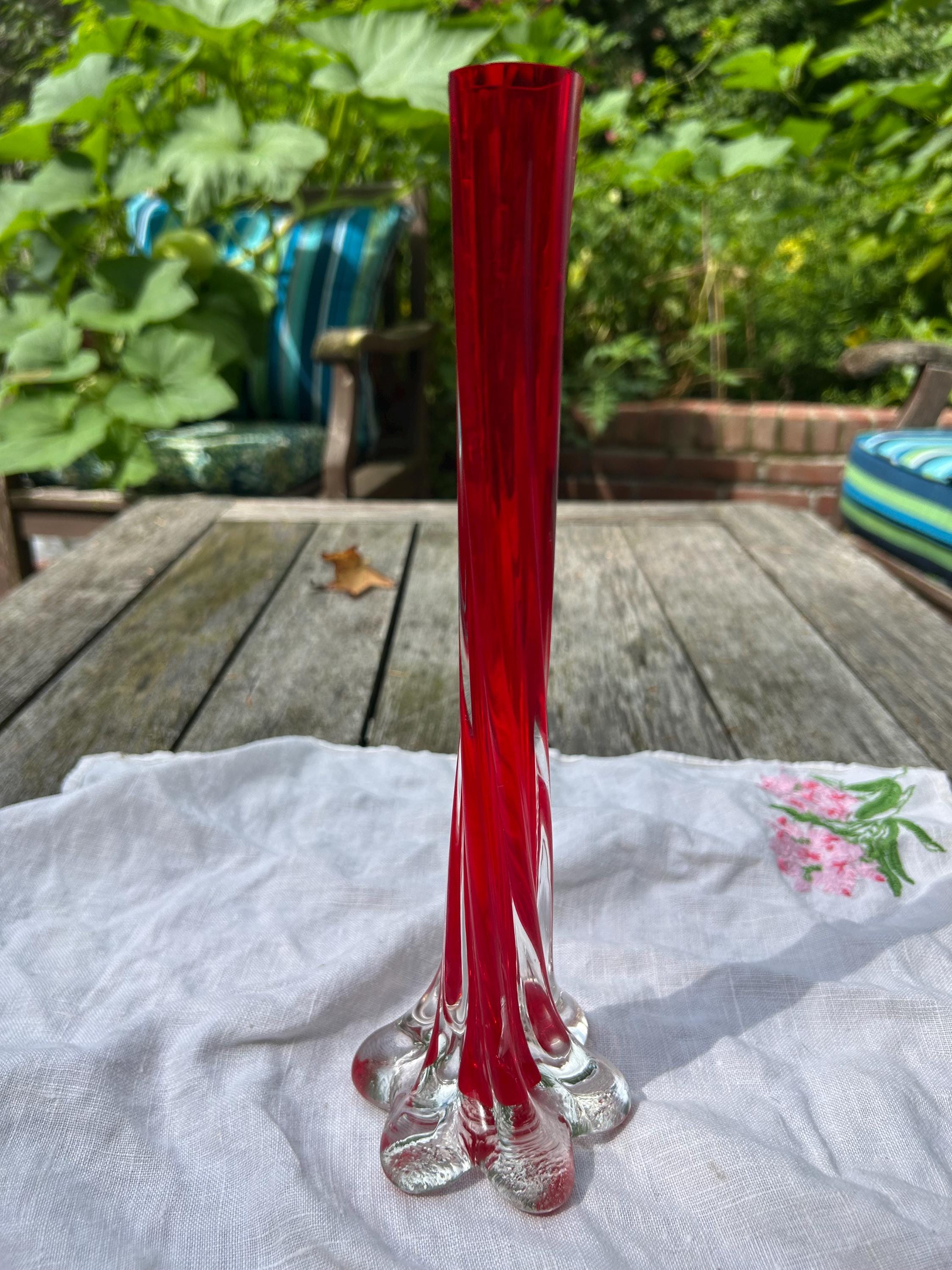 Murano Red Glass Vase - Etsy - Page 5