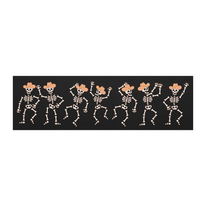 Cowboy Skeleton Car Magnet – Spooky Western Halloween Decor