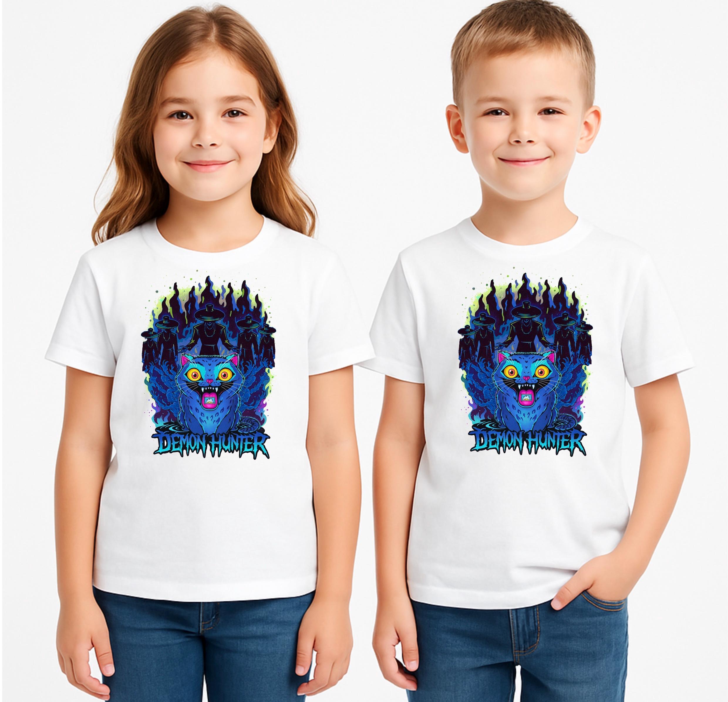 Kpop Demon Hunters Graphic T-Shirt - Fantasy Pop Culture Tee For Adults & Kids (Multiple Sizes) 6 thumbnail image