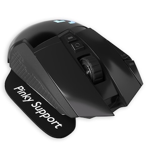 Ellisworth Pinky Finger Rest: Logitech G502 Lightspeed Grip Mod - Phantom White