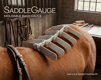SaddleGauge Adjustable Horse Back Measuring Tool | English Western Saddle Fit Gauge