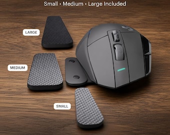 Modular Magnetic Ergonomic Pinky Rest for Gaming Mice | 3 Sizes Included, FDM 3D Printed Mod