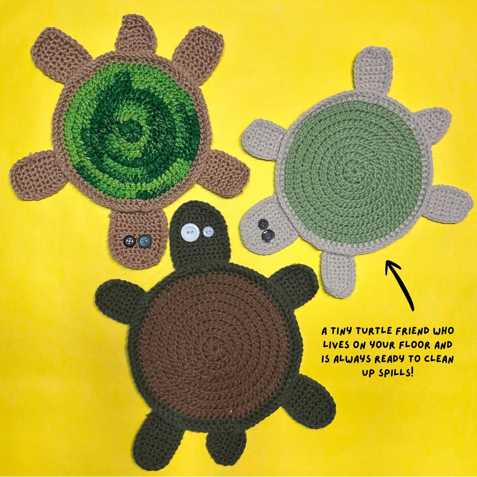 Crochet Viral Floor Turtle Pattern - Etsy