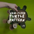 Crochet Viral Floor Turtle Pattern