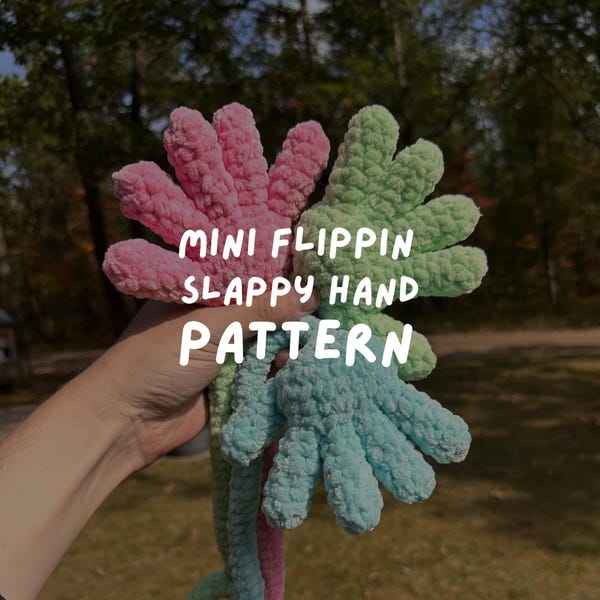 Crochet Mini Cursed Slappy Hand Pattern