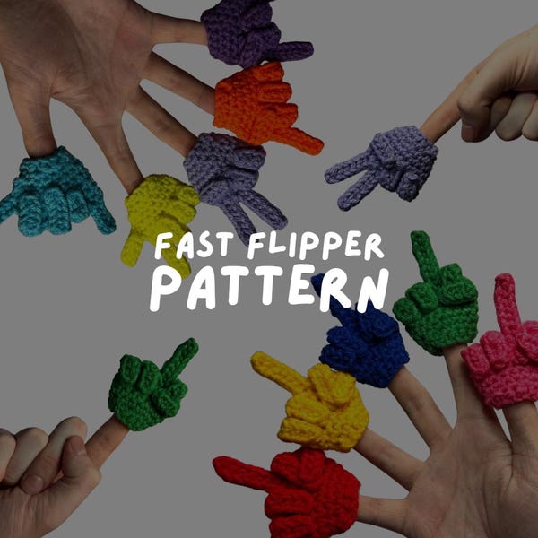 Patrón de crochet para aletas rápidas