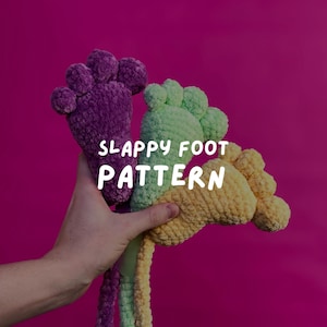 Slappy Foot Häkelanleitung