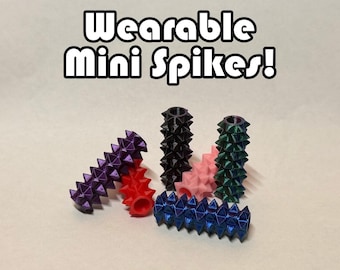 Wearable Mini Spiky Sensory Fidget Roller Grip - Self-Soothing Pain Stimming