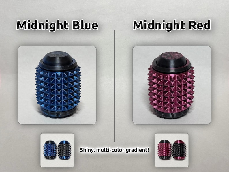 SpinClick mini - SPIKY Sensory Fidget Spinner Clicker Keychain, Clicky Pain Stim Three in One! image 10