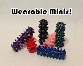 Wearable Mini Spiky Sensory Fidget Roller Grip - Self-Soothing Pain Stimming
