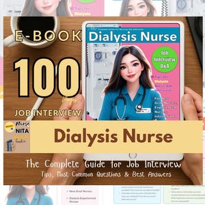 Intervjuguide för dialyssjuksköterska - tips, vanliga frågor och svar (digital e-bok)