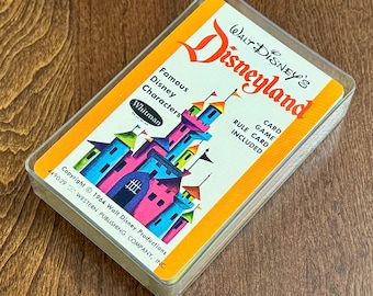 Walt Disneys Disneyland kortspel från 1960-talet - Whitman - komplett set