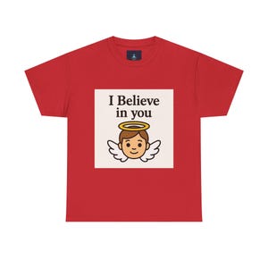 Inspirierendes Engel-T-Shirt, motivierendes T-Shirt, Unisex aus schwerer Baumwolle, positive Vibes, Geschenke zur Ermutigung Bild 8