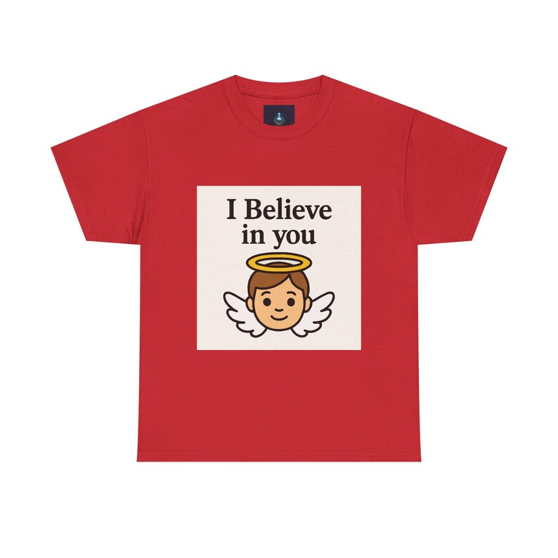 Inspirierendes Engel-T-Shirt, motivierendes T-Shirt, Unisex aus schwerer Baumwolle, positive Vibes, Geschenke zur Ermutigung Bild 8
