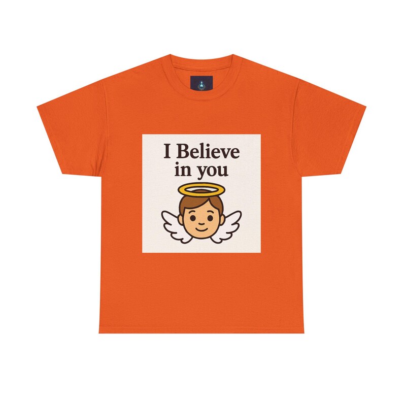 Inspirierendes Engel-T-Shirt, motivierendes T-Shirt, Unisex aus schwerer Baumwolle, positive Vibes, Geschenke zur Ermutigung Bild 4