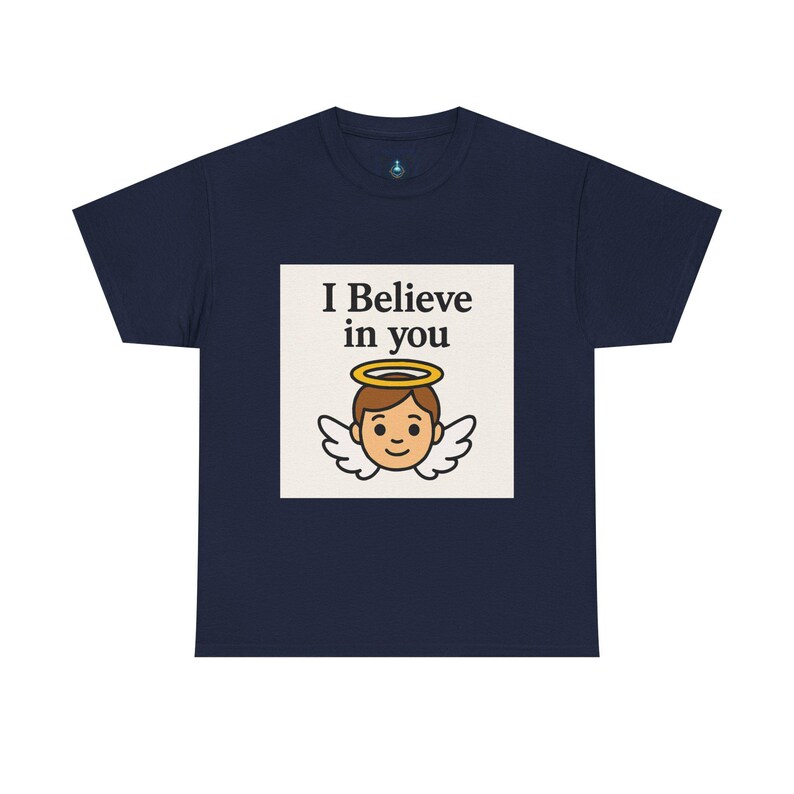 Inspirierendes Engel-T-Shirt, motivierendes T-Shirt, Unisex aus schwerer Baumwolle, positive Vibes, Geschenke zur Ermutigung Bild 7