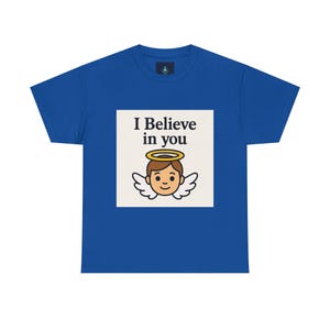 Inspirierendes Engel-T-Shirt, motivierendes T-Shirt, Unisex aus schwerer Baumwolle, positive Vibes, Geschenke zur Ermutigung Bild 6