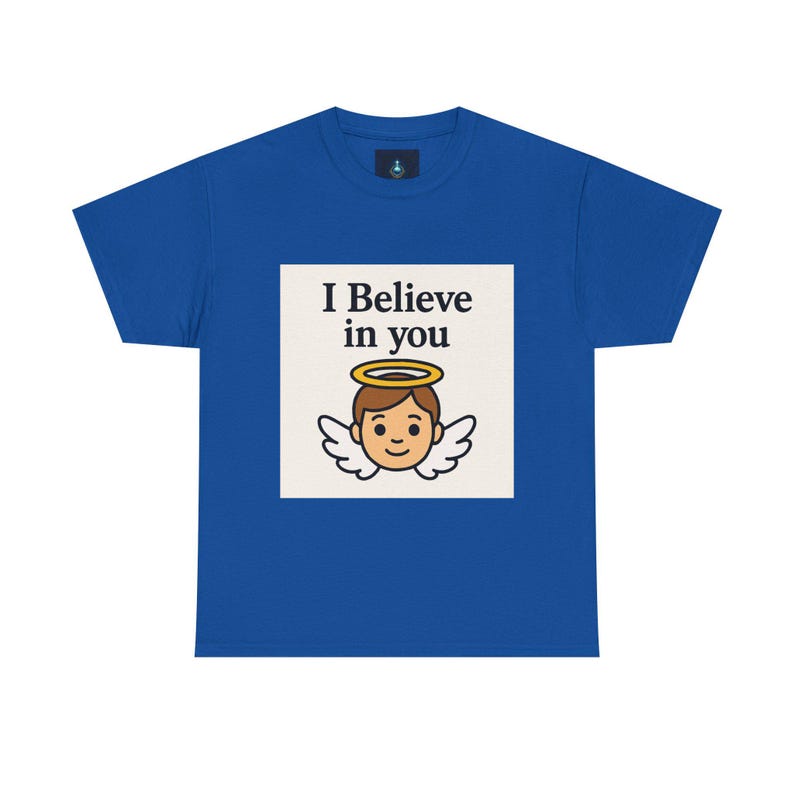 Inspirierendes Engel-T-Shirt, motivierendes T-Shirt, Unisex aus schwerer Baumwolle, positive Vibes, Geschenke zur Ermutigung Bild 6