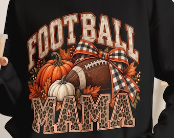 Bluza Football Mama | Jesienny bal piłkarski z dyniami