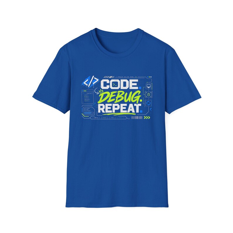 Code Debug Repeat T-Shirt | Programmer Coding Tee, Dev Humor image 11