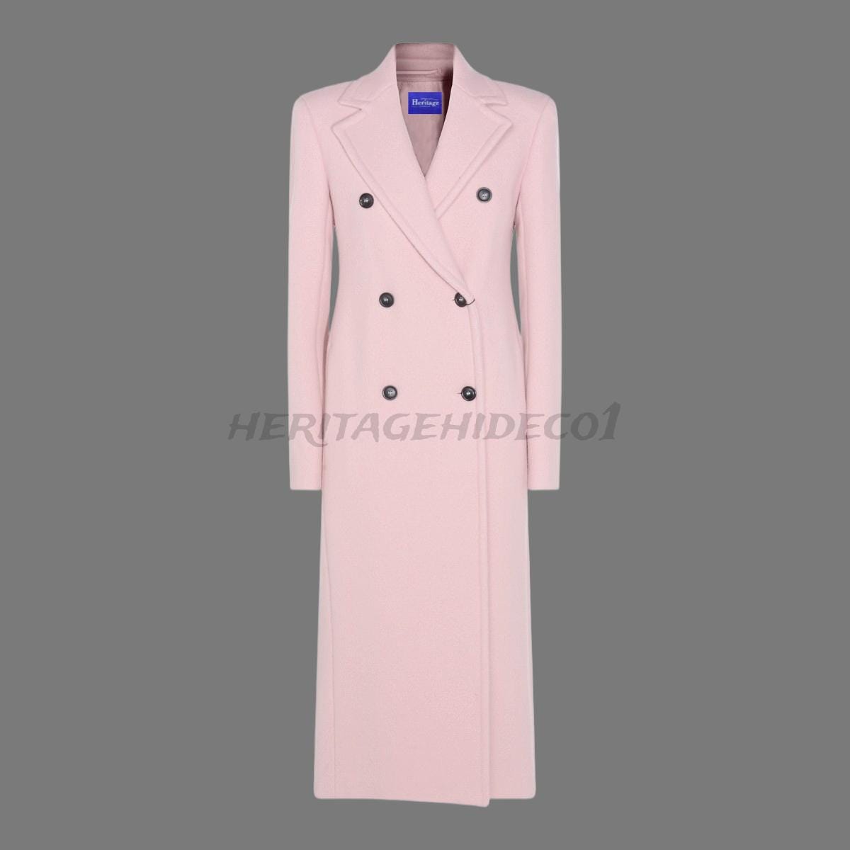Long Pink Coat - Etsy