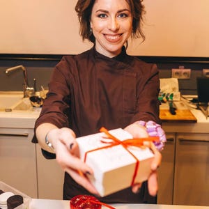 Chaqueta de chef para mujer/Top de cocina a medida/Ropa de estudio culinario para panadería imagen 5