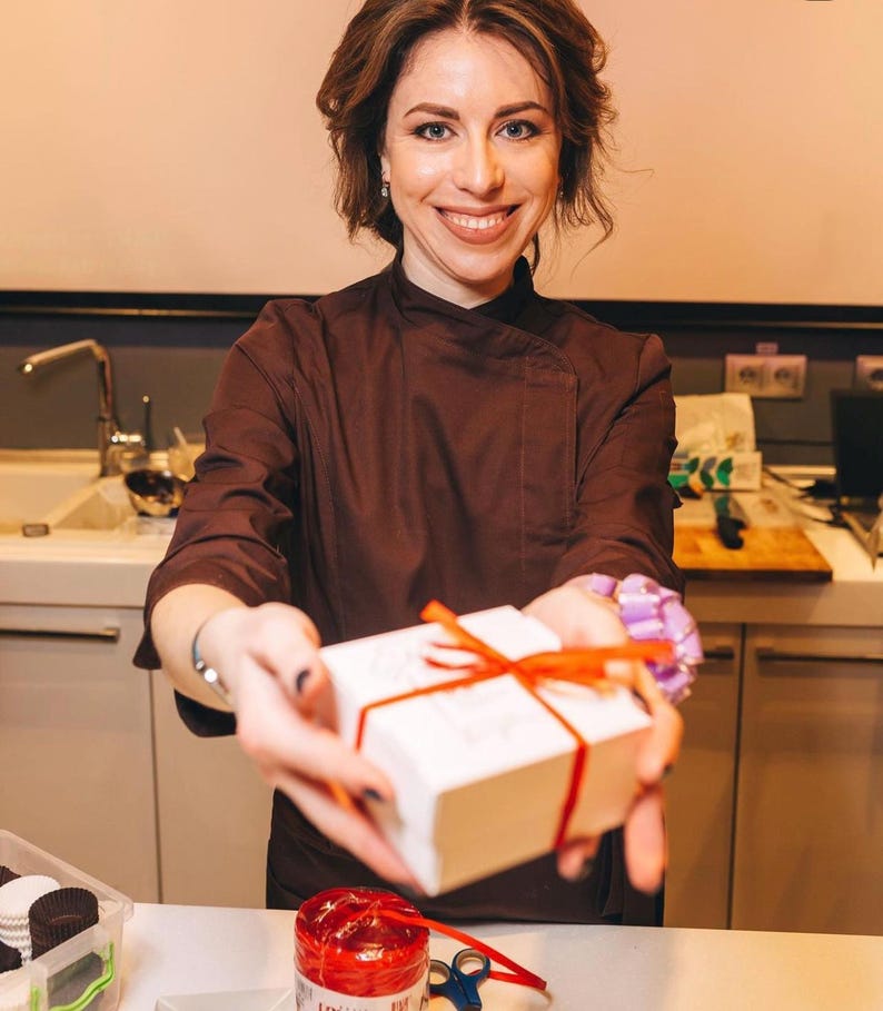 Chaqueta de chef para mujer/Top de cocina a medida/Ropa de estudio culinario para panadería imagen 5
