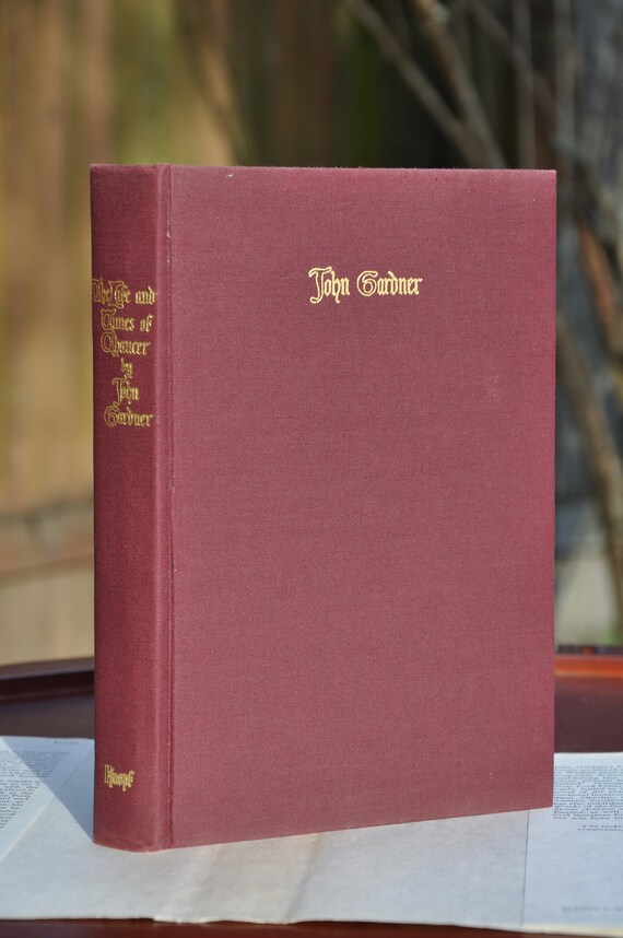 The Life And Times Of Chaucer By John Gardner Etsy