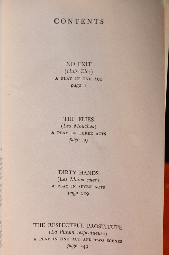 No Exit And Three Other Plays By Jean Paul Sartre No Exit And Three Other Plays By Jean Paul Sartre