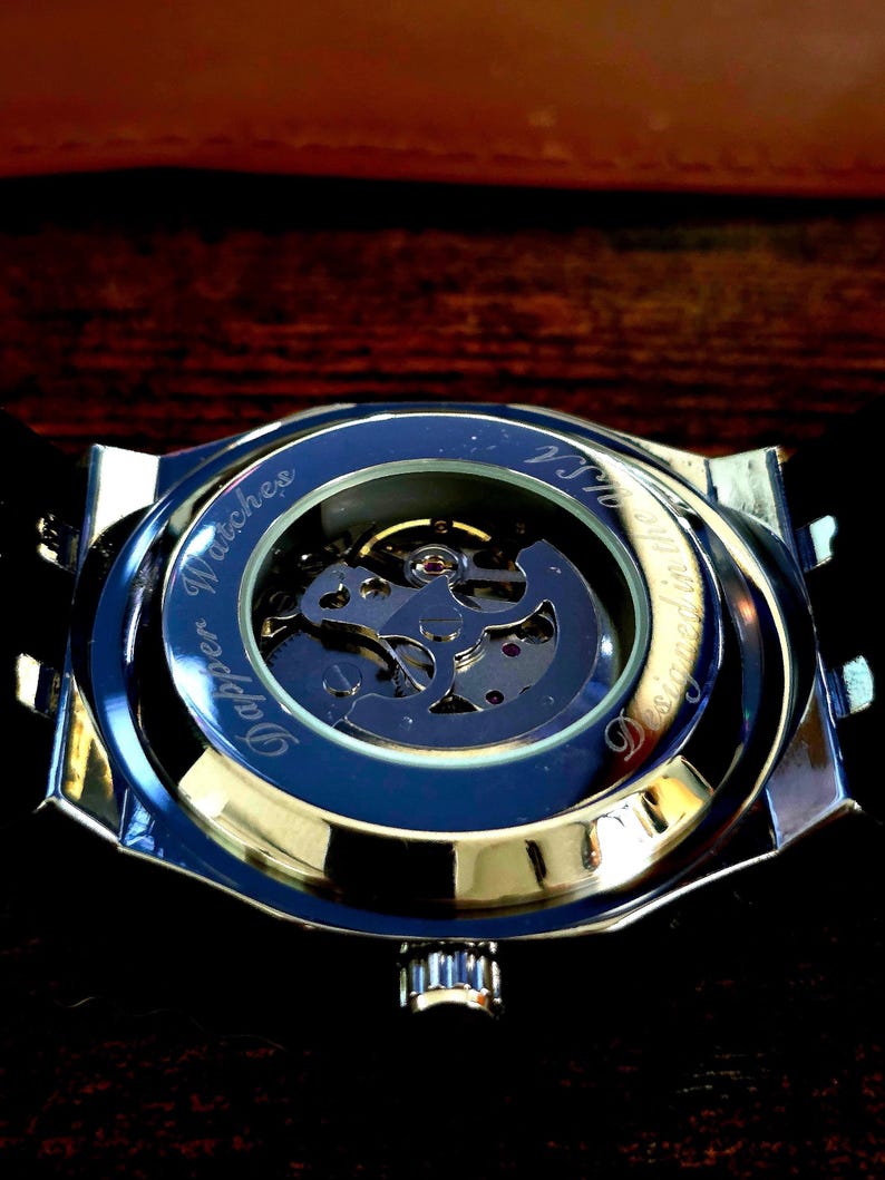 Reloj automático Vantage - Reloj mecánico esqueletizado para hombre, de Dapper Watches imagen 4