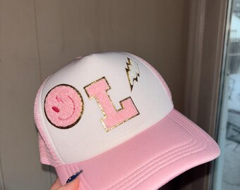 Custom patch trucker hat