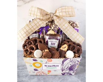 30 Assorted Chocolates - Matterhorn Large Gourmet Gift Basket