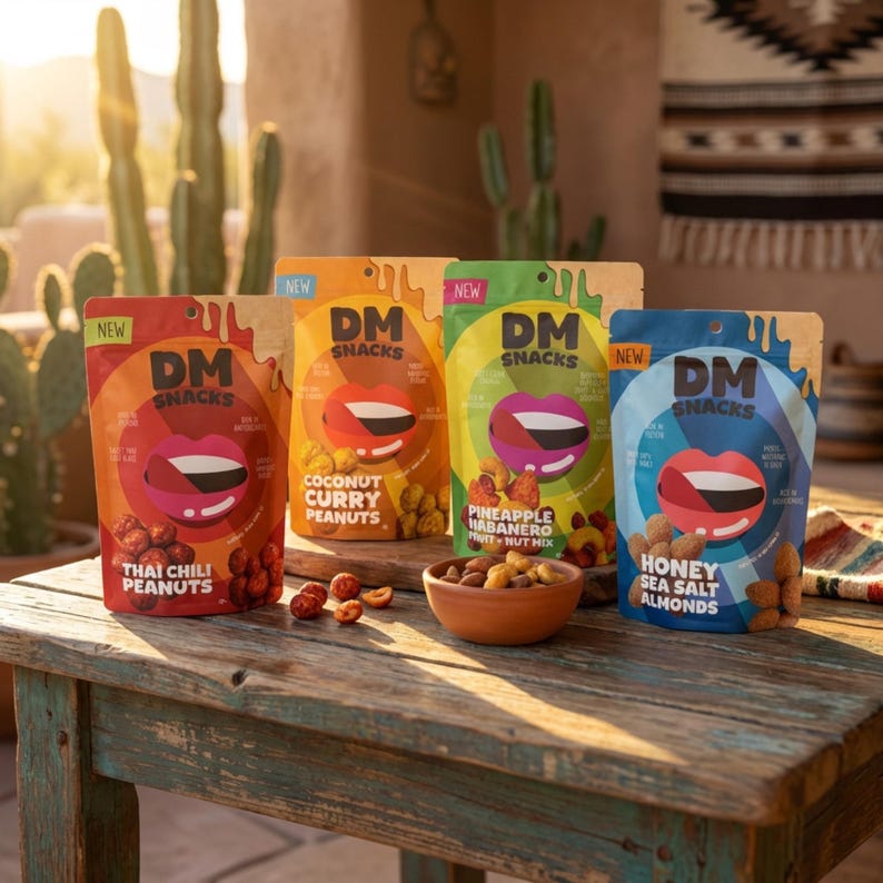 4 Pack Flavored Nuts and Snack Mix - Gourmet Snacks (2 Lbs Total) - Etsy