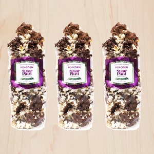 Chocolate Covered Popcorn: Gourmet Snack Gift Bags