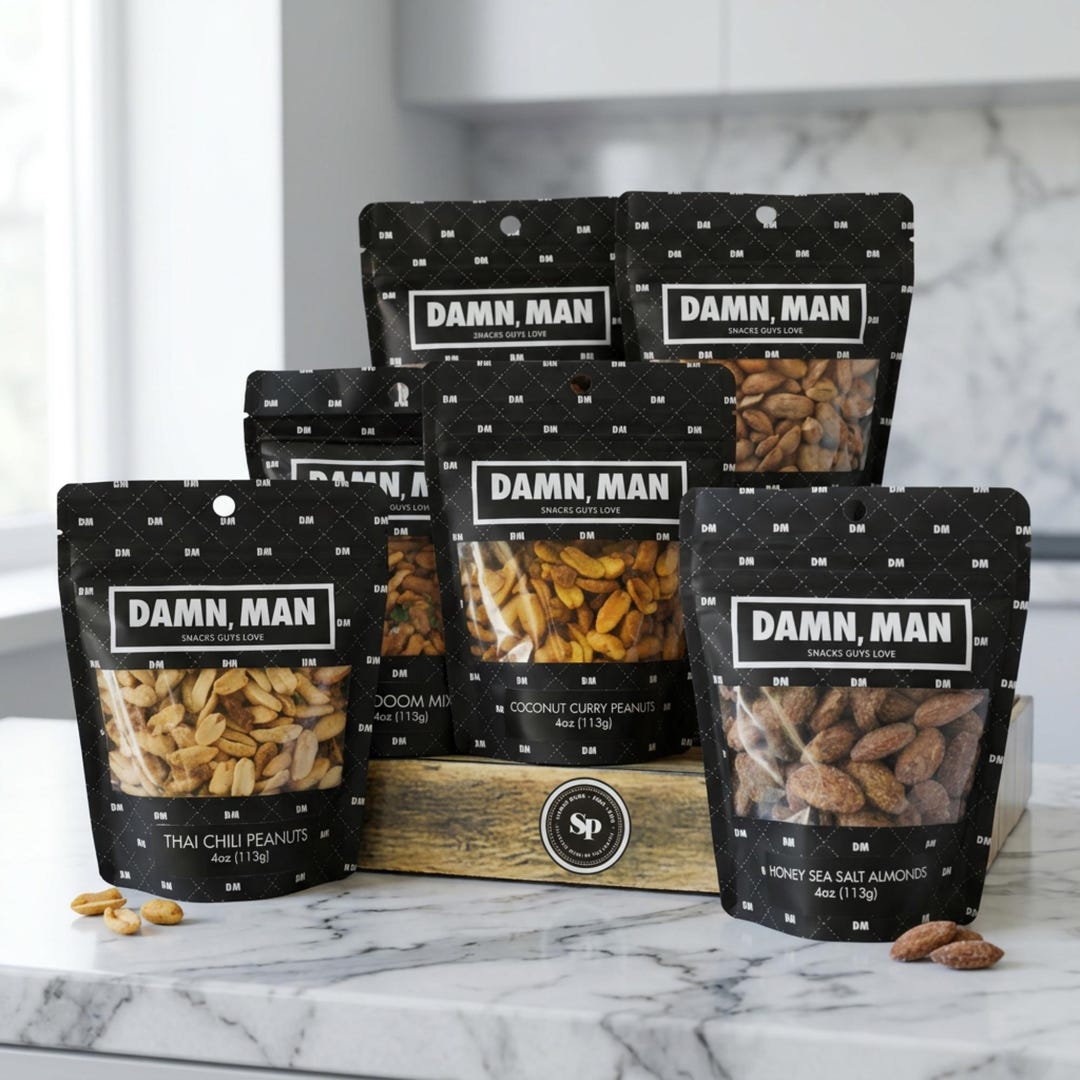 Gourmet Nut Gift Box – Vegan Roasted Snacks Assortment (6 Variety