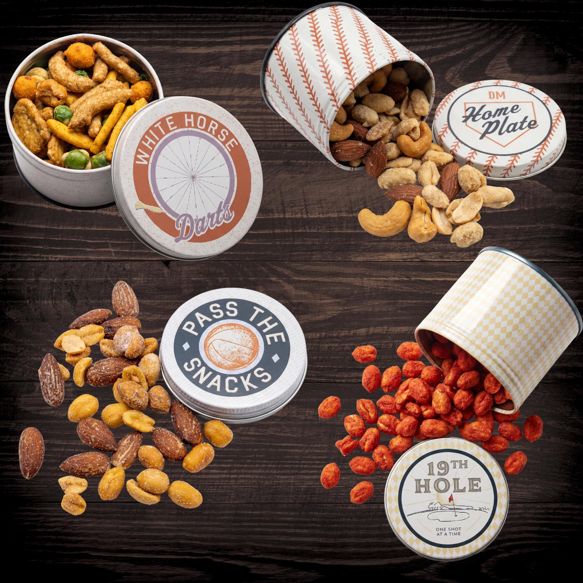 12 Bar Snack Collectible Tins – Retro Sports Theme - Briefcase