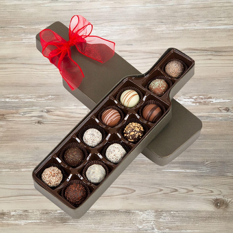 Wine Truffle Gift Box of Assorted Chocolates