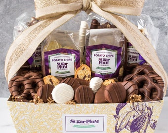Extra Large Gourmet Chocolate Gift Basket - 40 Assorted Chocolates