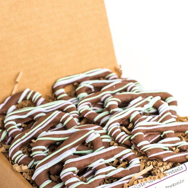 Chocolate Covered Pretzels Individually Wrapped Etsy