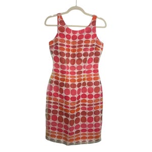 open lace back dress Coral Go-Go Mini Dress S  OMNIA