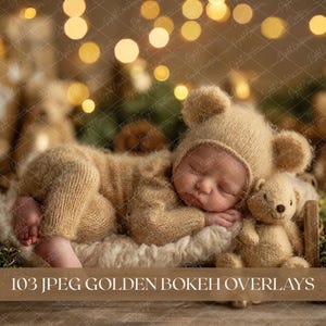 103 superposiciones de bokeh dorado, superposiciones navideñas doradas, superposiciones de bokeh navideño, bokeh navideño dorado, superposición de Photoshop