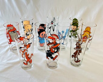Vintage 1973 Pepsi Collector Series Looney Tunes Glasses - Choose Your Character