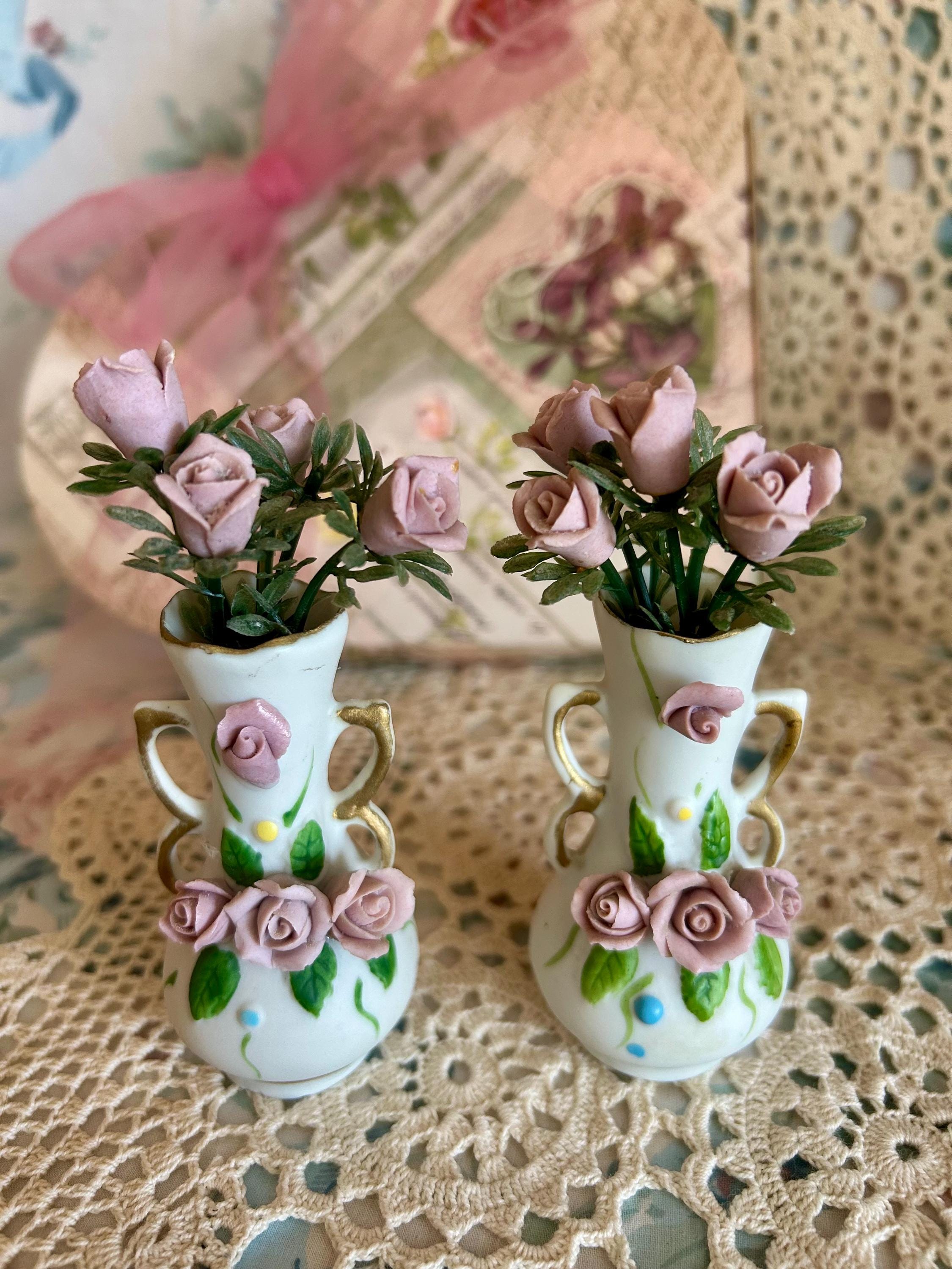 Capodimonte Double Handle Vase - Etsy
