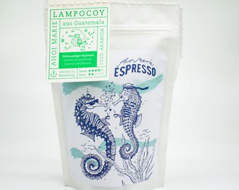 Ahoi Marie Espresso Guatemala Lampocoy 250g/500g Ganze Bohne - Mit Liebe Geröstet in Hamburg