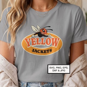 Yellow Jackets Logo SVG (Instant Download)