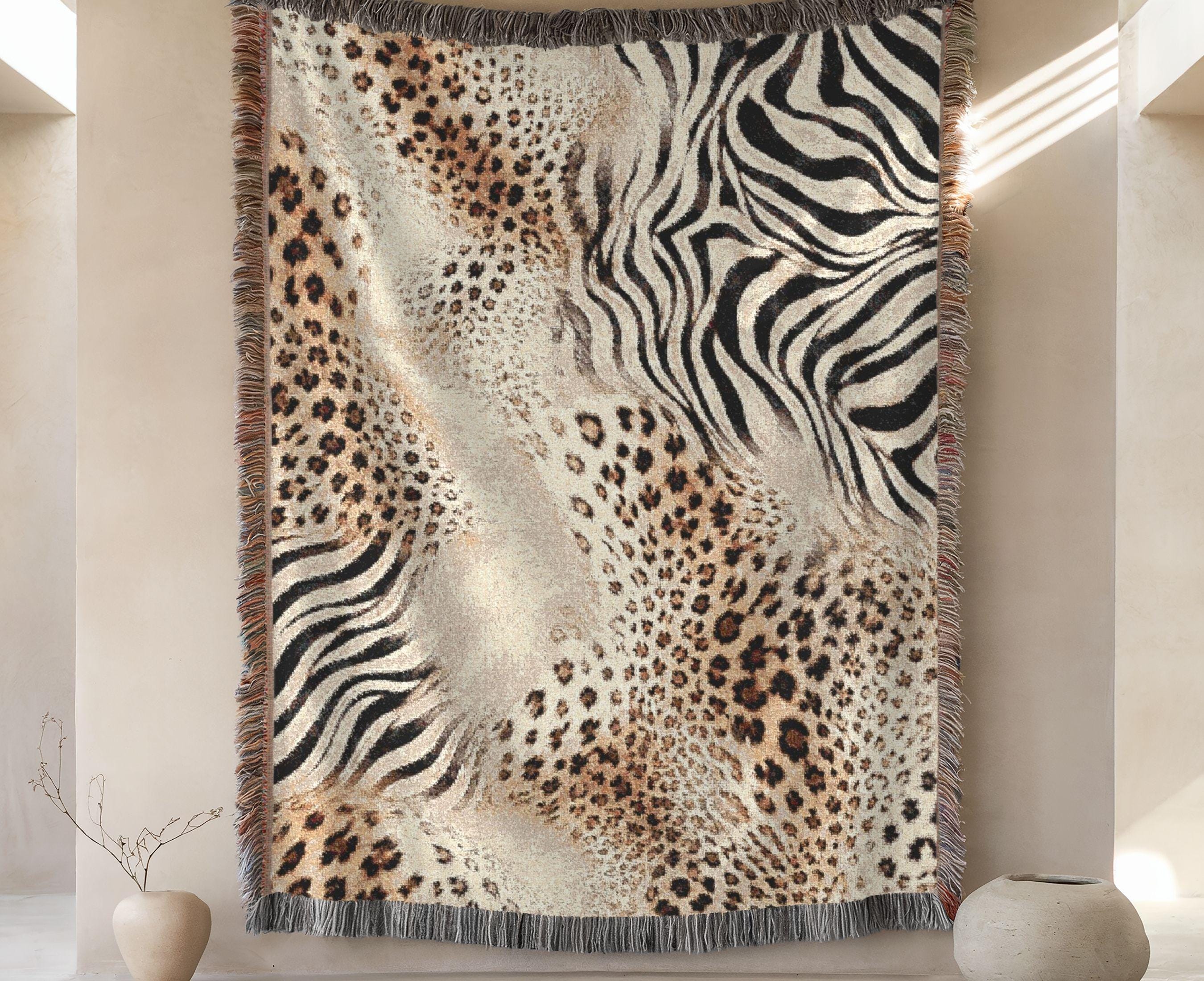 Woven Throw Blanket Zebra - Etsy