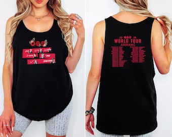 BTS Arirang World Tour 2026 Tank Top, K-Pop Concert Merch