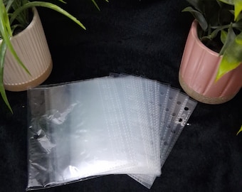 A7 Clear Binder Sleeves