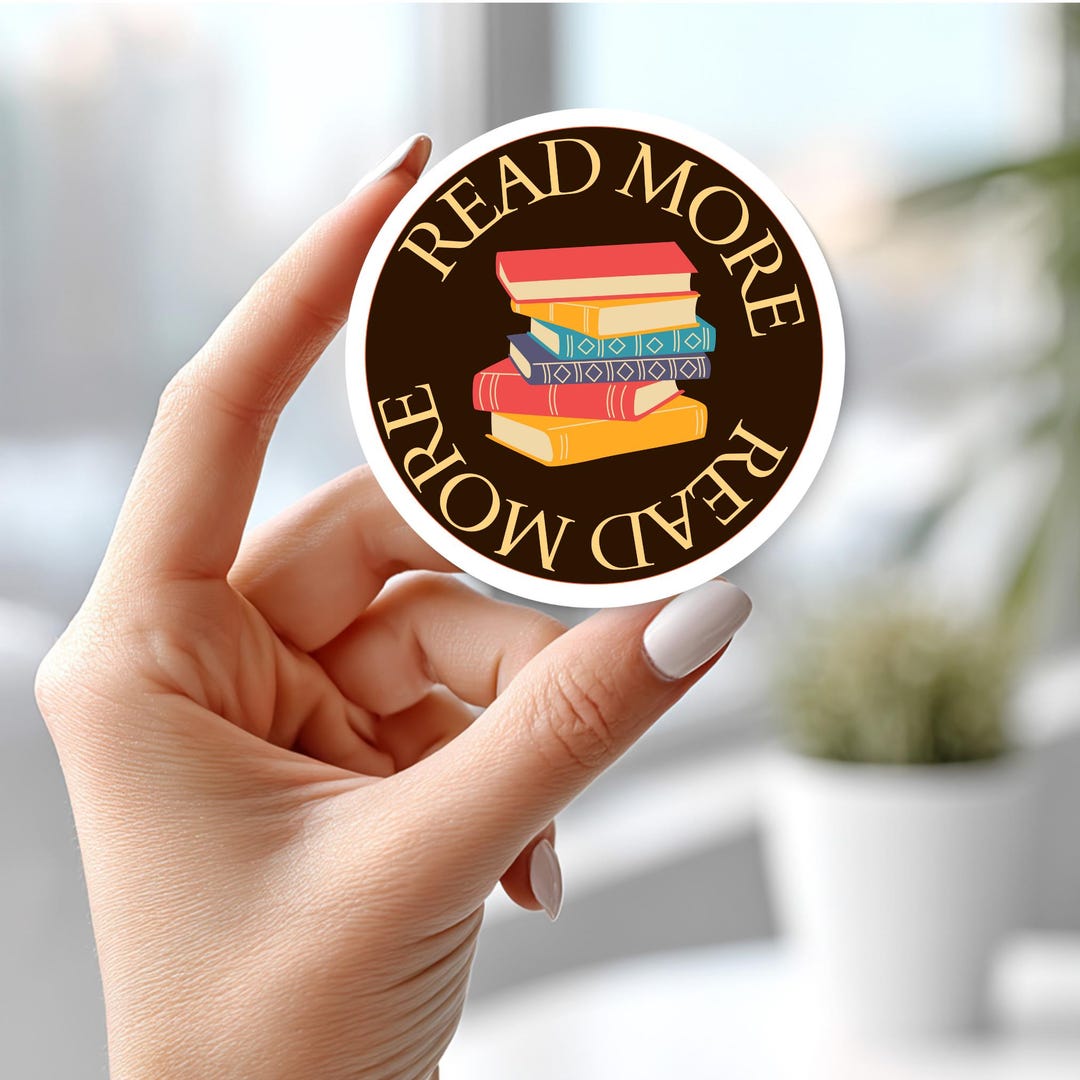 Read Beyond Sticker Read More Sticker - Etsy