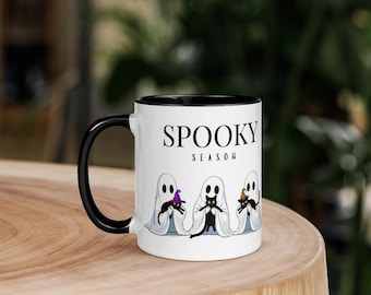 Cute ghost mug, Halloween ghost mug, spooky ghost mug, ghost coffee mug, funny ghost mug, friendly ghost mug, ghost tea cup